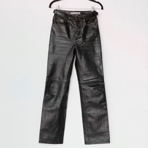 Acne leather pants